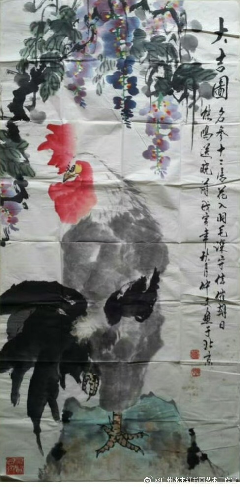 刘仲文老师花鸟画作品欣赏。 