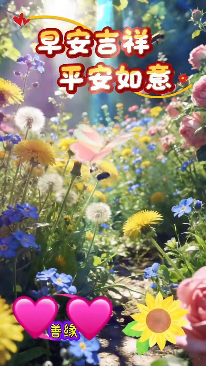 早安吉祥，平安如意。
冬天最暖的是太阳，人间最暖的是牵挂，每天最暖的是问候。天气