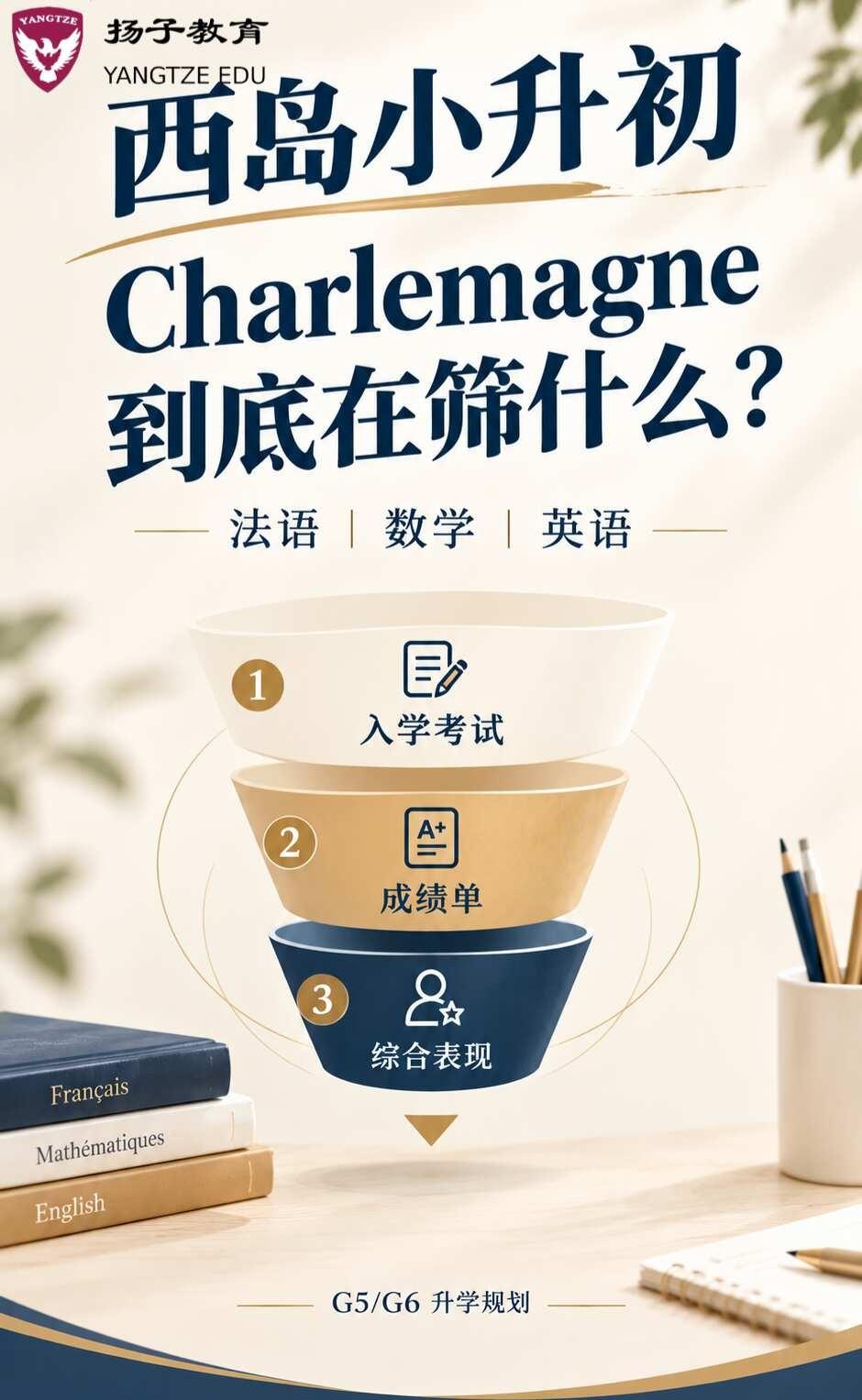 西岛小升初，Charlemagne到底在筛什么？
很多家长第一次了解 Collè