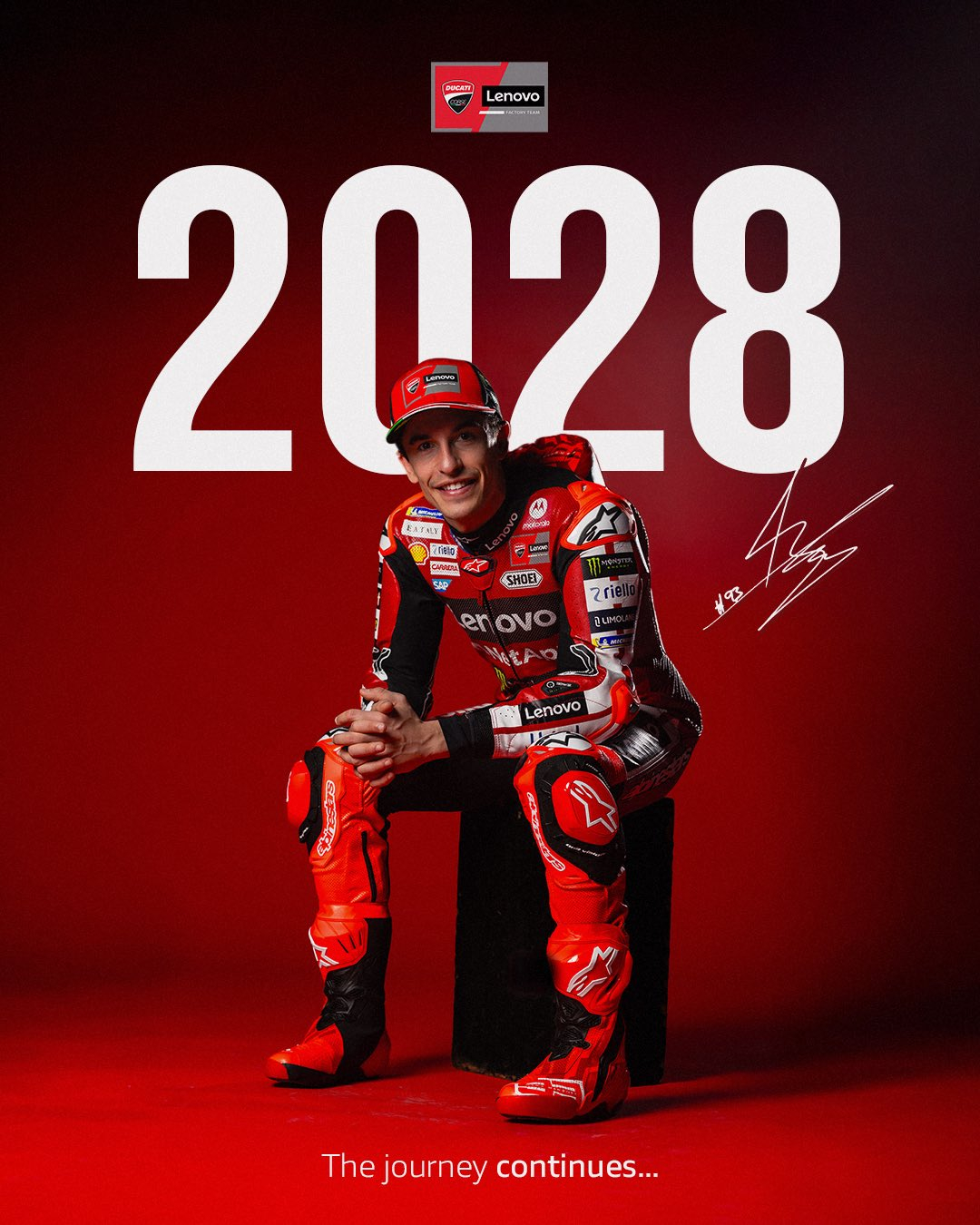 官宣：马克·马奎兹与杜卡迪厂队续约至2028年！MotoGP