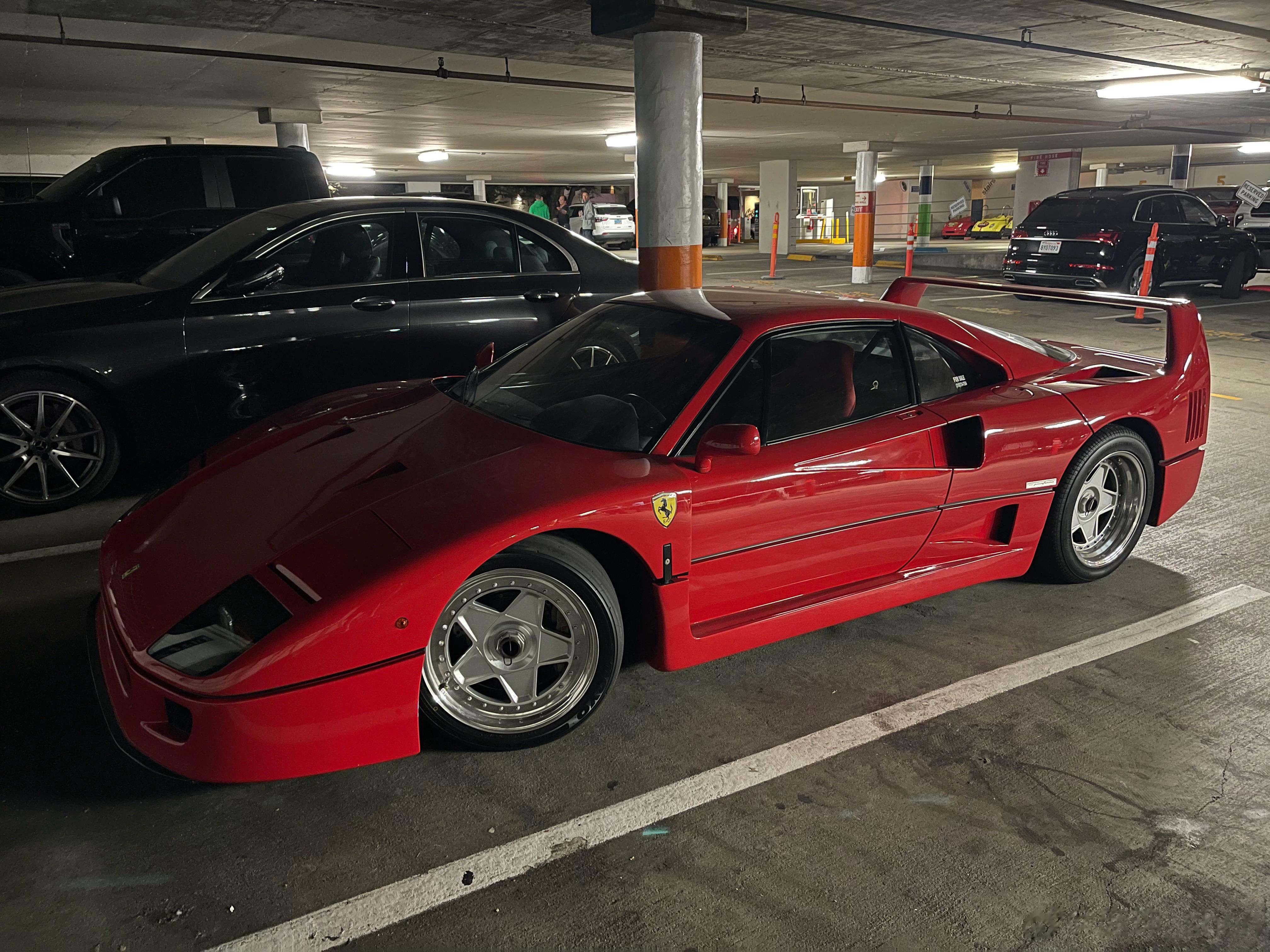 圆石滩有多夸张呢？随便出个门就凑齐了F40，F50，Enzo[二哈] ​​​