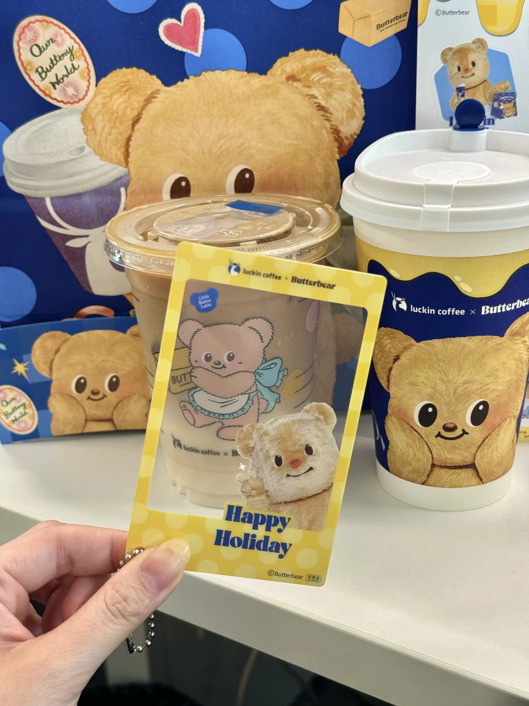 黄油小熊联名💛瑞幸也太会了吧！！