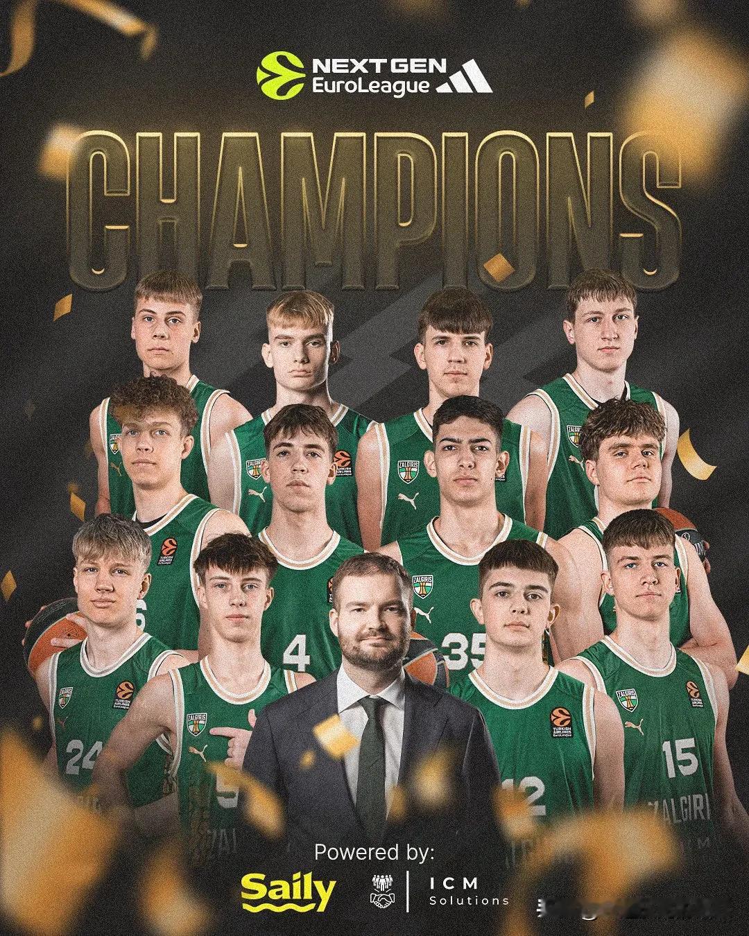 立陶宛Zalgiris Kaunas击败意大利Olimpia Milano俱乐部