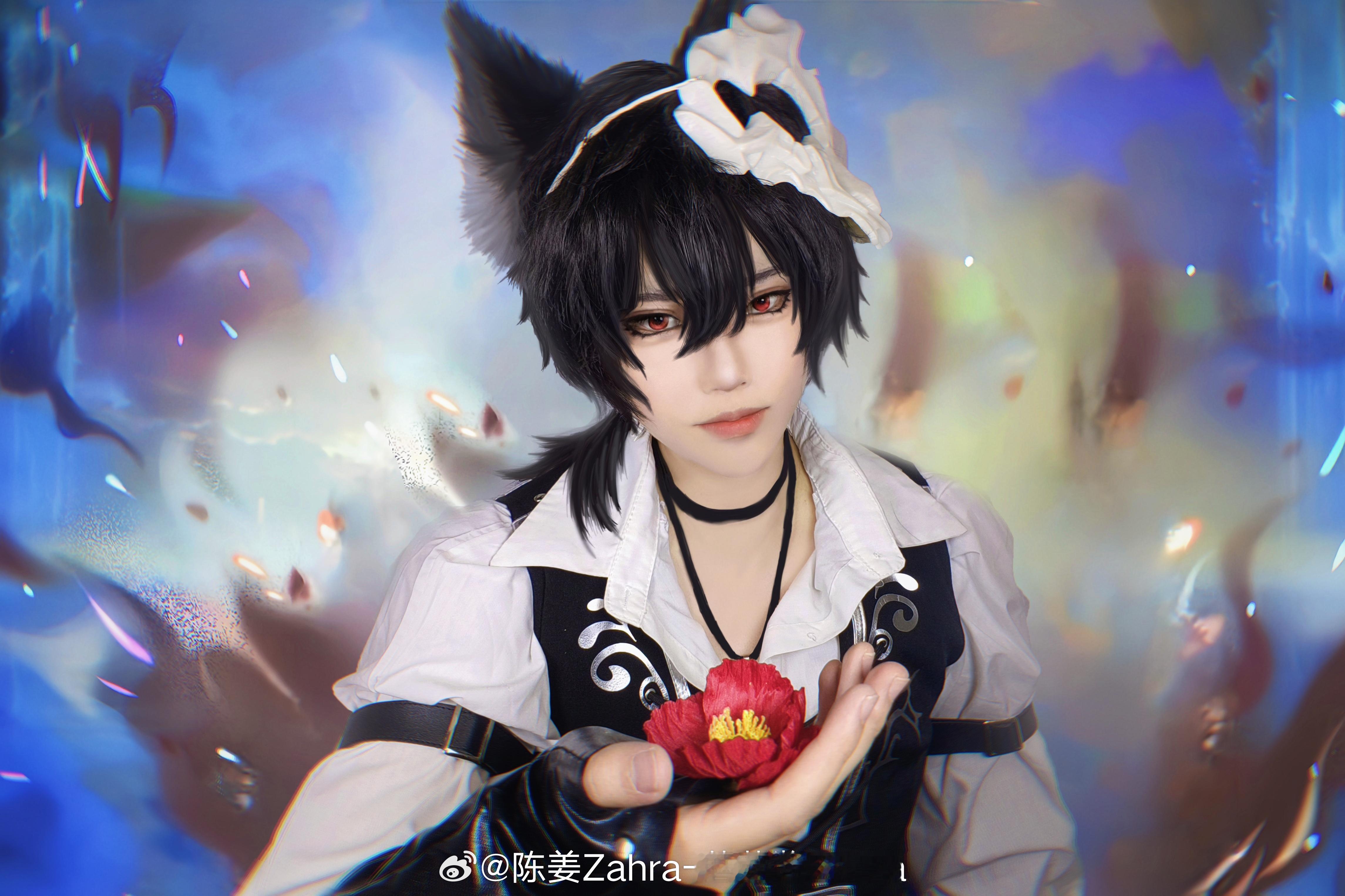 #时空中的绘旅人艾因[超话]#COS｜艾因 夜之灵花开结果的意思是，一个人已经长