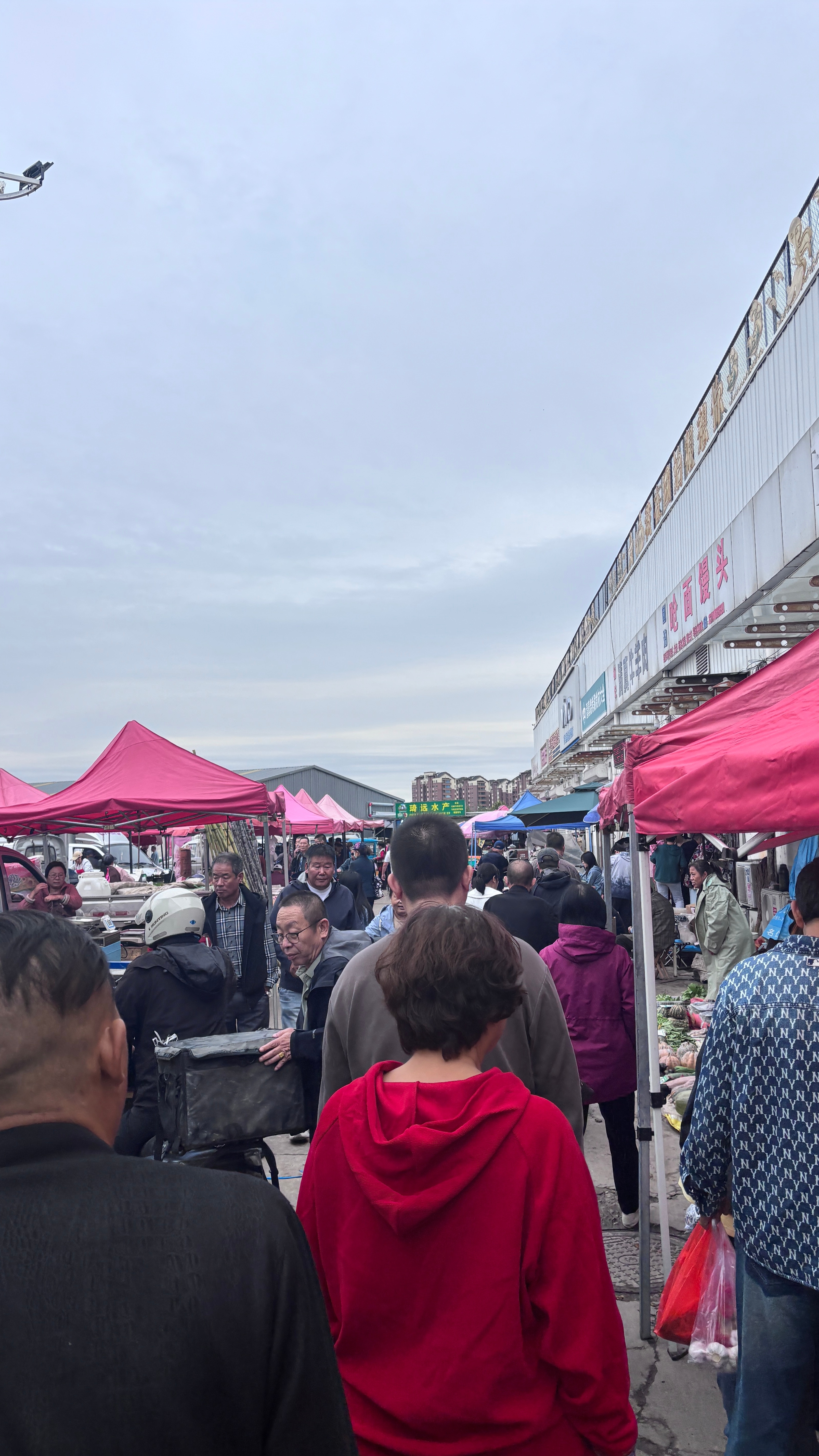 中秋圆满小事体验团泊大集的乐趣，真的物价比超市便宜很多，而且超级热闹，很有氛围感