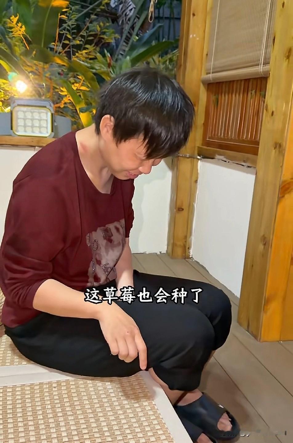 宁宁给梦秋种🍓了，王杰调侃宁宁还是得多出门，现在多出门什么都学会了，🍓都会种