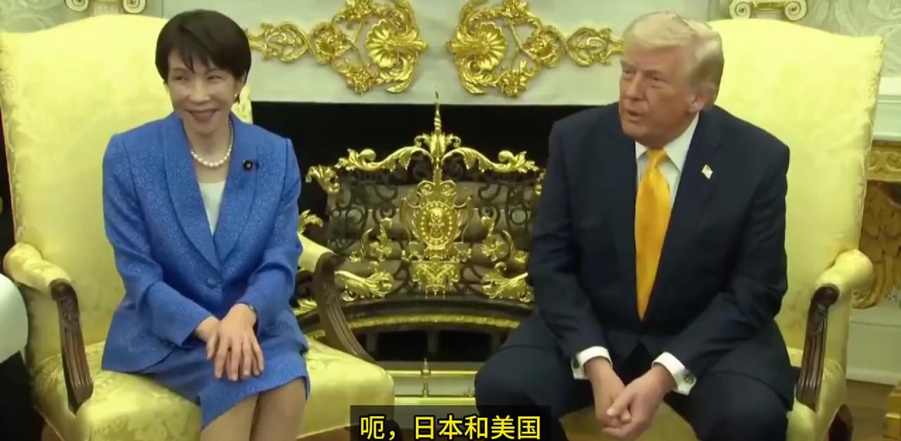 当地时间3月19日，美国总统特朗普在与日本首相高市早苗会晤时，现场记者问特朗普，