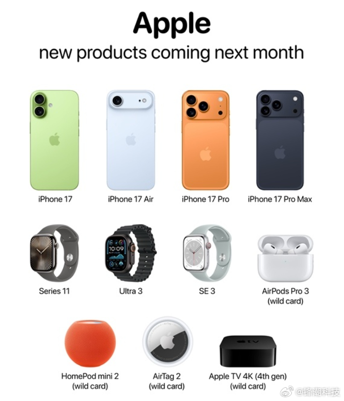 苹果发布会 又是一年一度的科技春晚，今年准备换新iPhone 17的是不是特别多