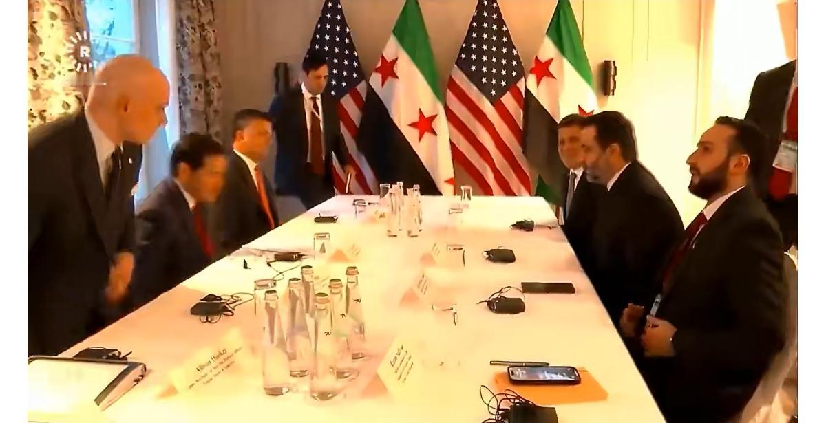 鲁比奥在慕尼黑会议上同时接见了叙利亚HTS政权外交部长阿萨德·沙伊巴尼、库尔德武