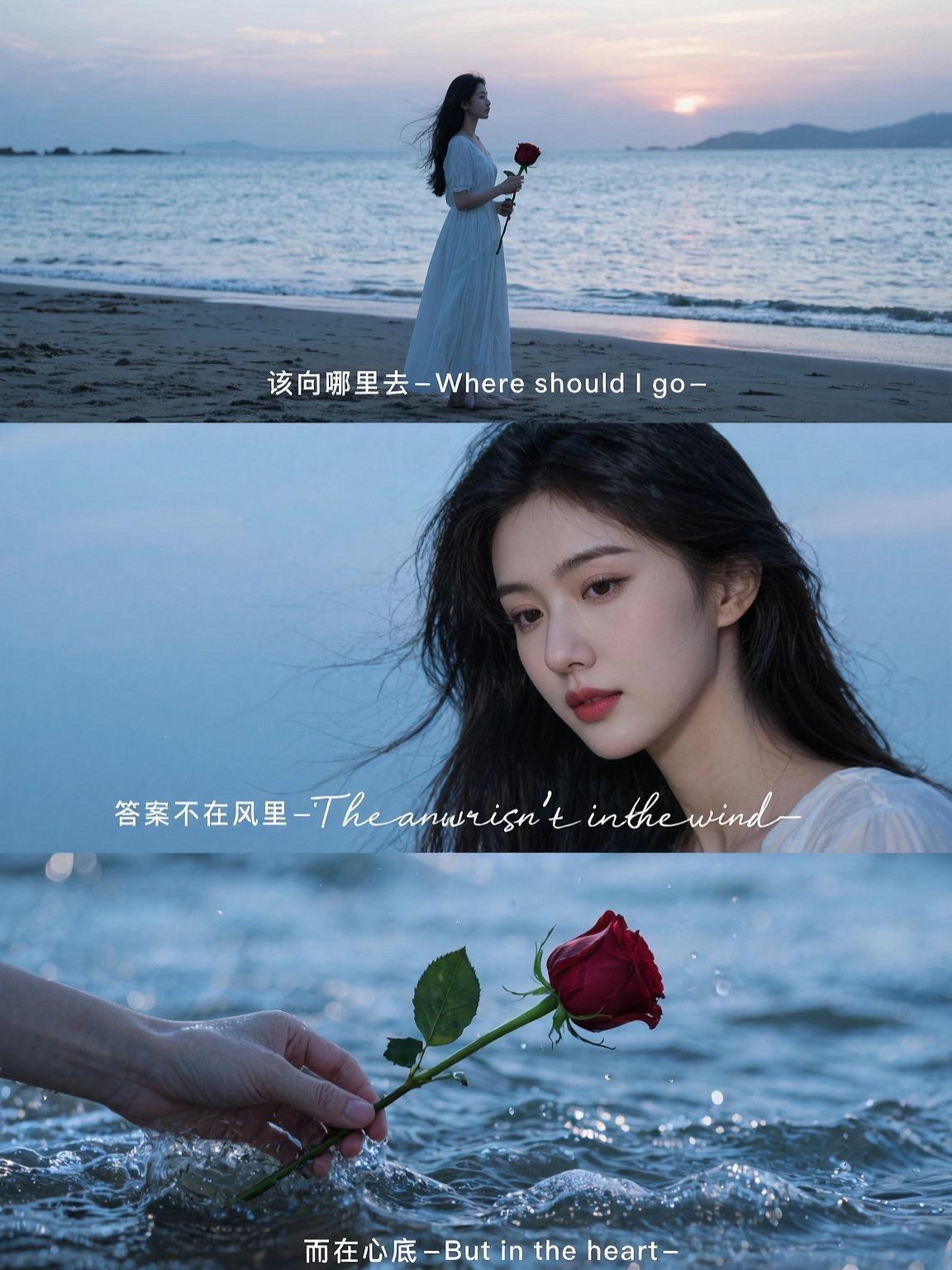 该向哪儿里去，答案不在风里，而在心底…