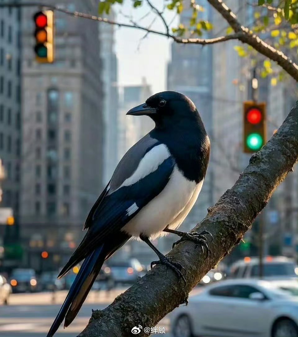 点赞这只喜鹊，本月你会有好运！ 