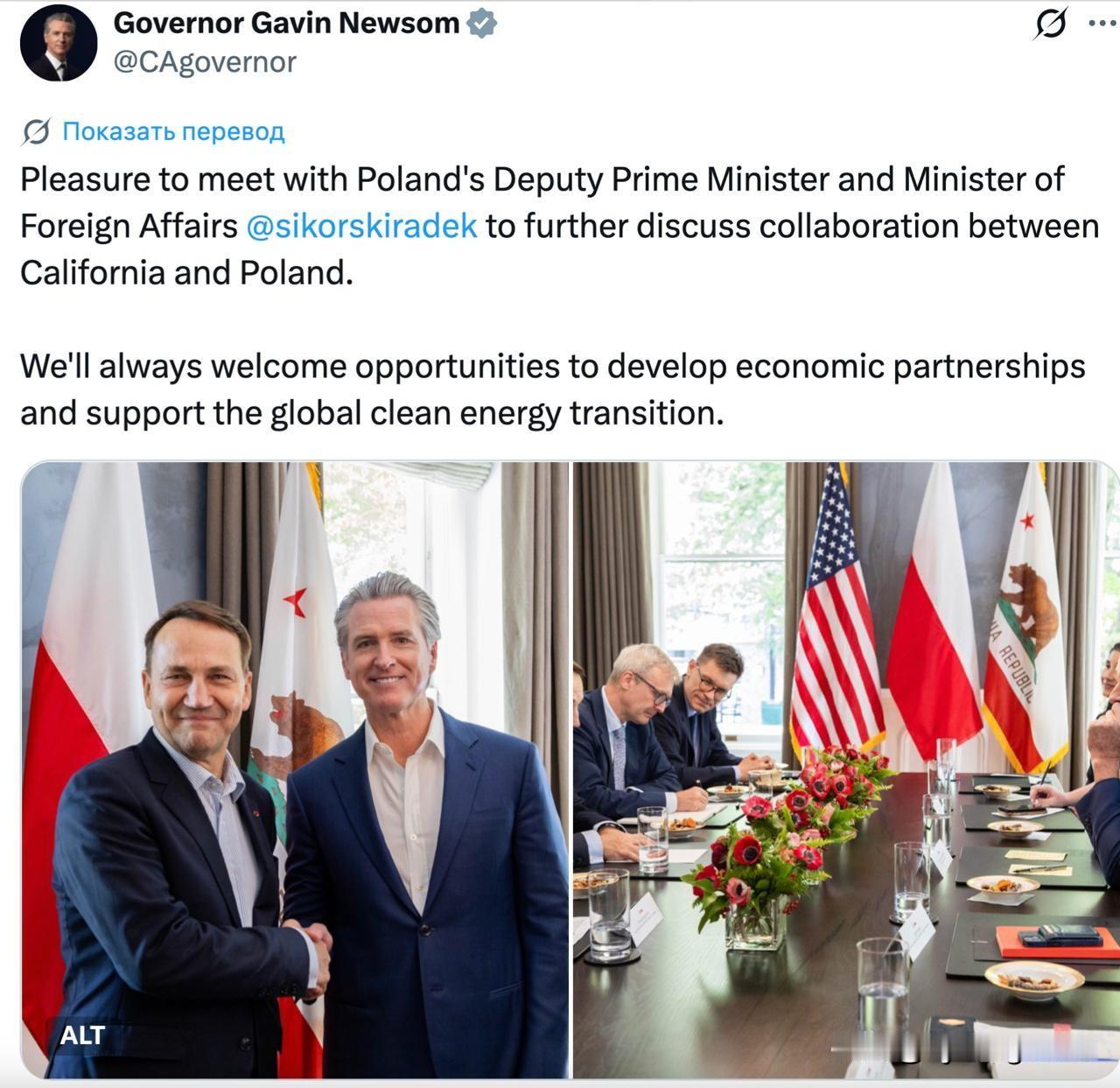 🇵🇱真奇怪！波兰外交部长拉德克·西科尔斯基实际上已经直接参与到美国大选中了。