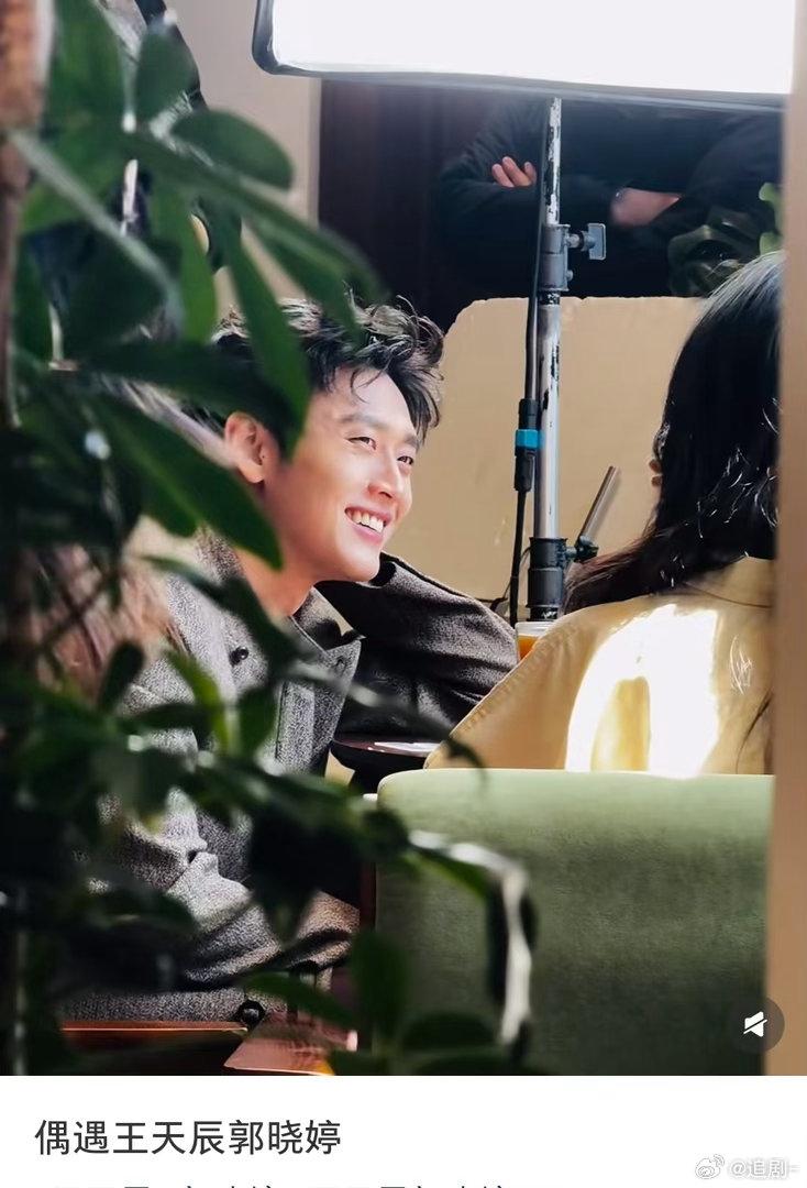 绝代方桦王天辰呲个大牙看郭晓婷笑 王天辰像极了我在街上看到美女走不动道的样子。 