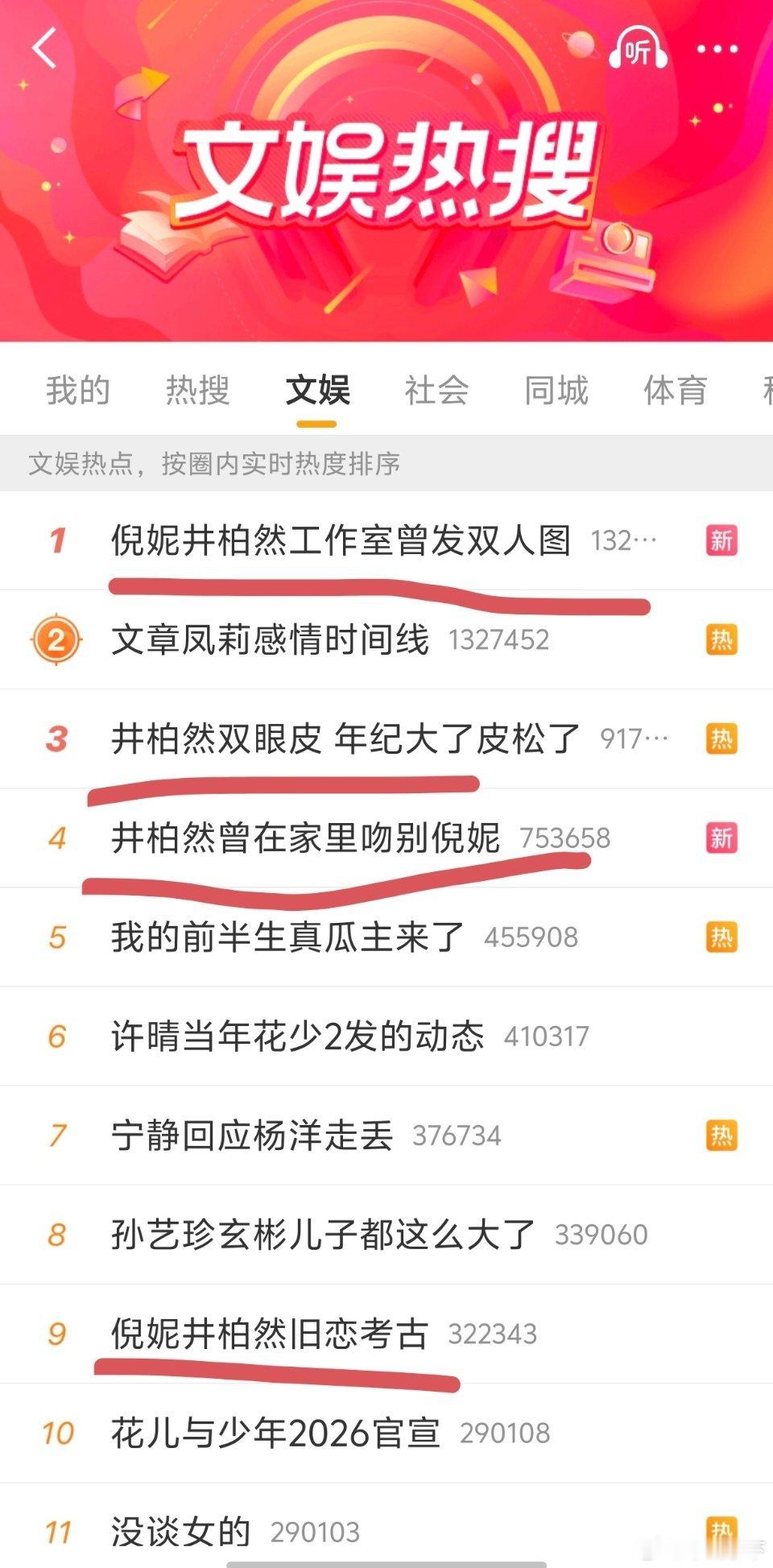 井柏然这么些热搜要上也是跟刘雯啊，怎么都是倪妮 ​​​