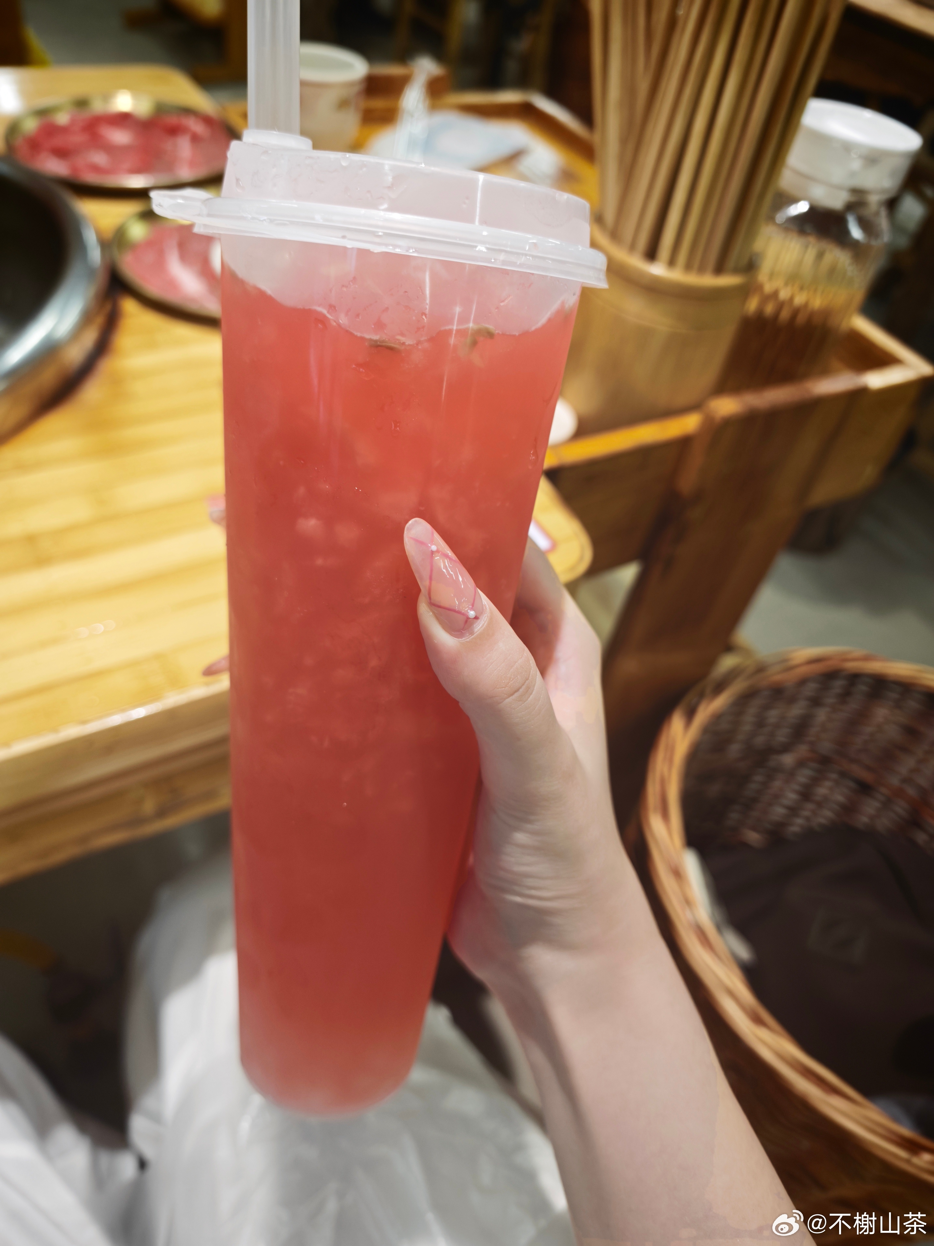 好喜欢西瓜汁🍉 