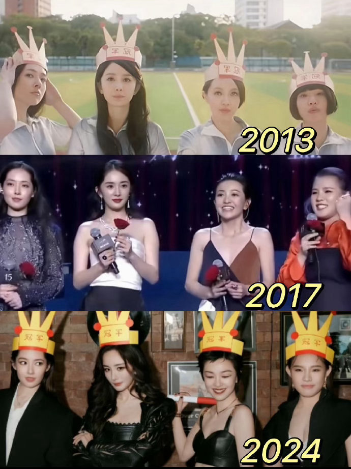 谢依霖姐妹群不带杨幂 虽然谢依霖总在各个节目cue时代姐妹花，但是不会让人烦，还