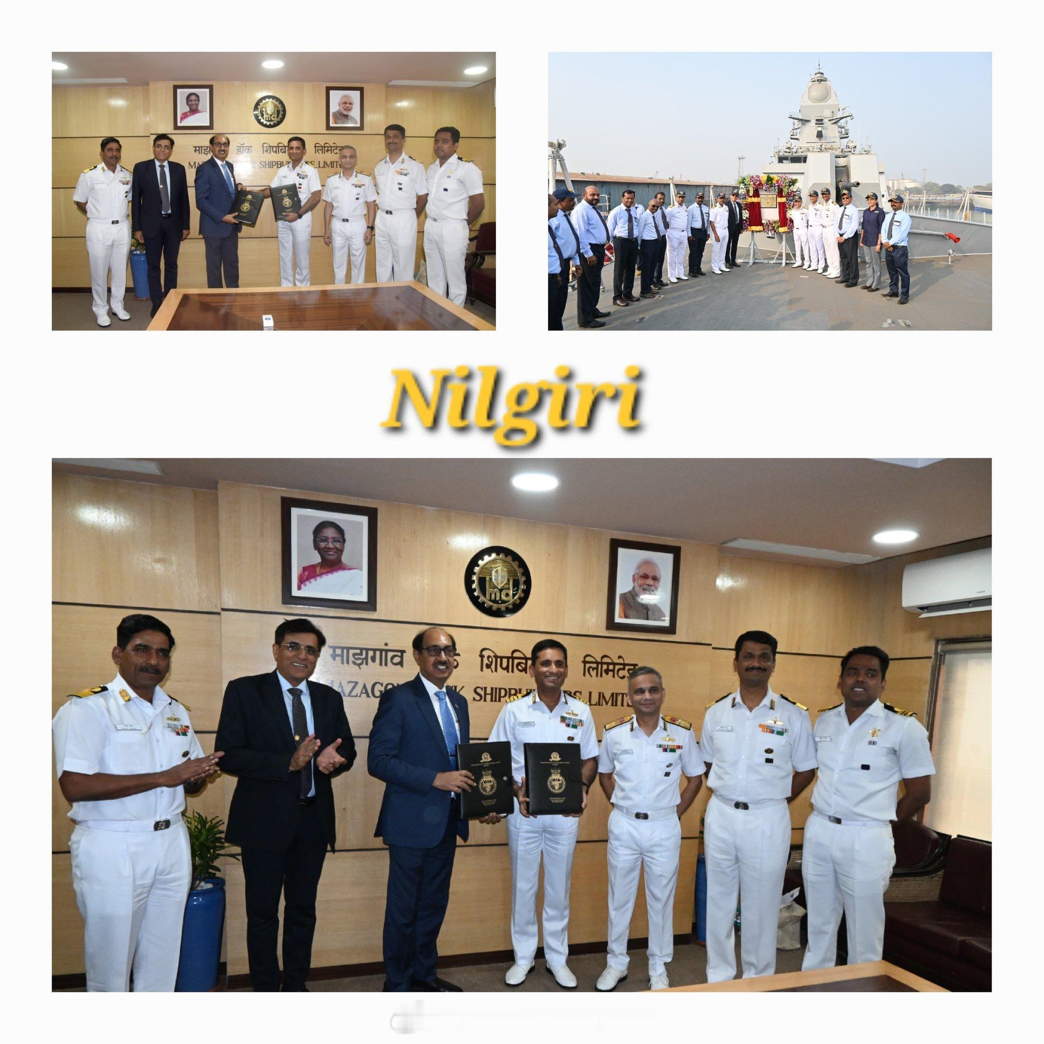 🇮🇳INS Surat ＆INS Nilgiri交付 中外舰闻[超话]  