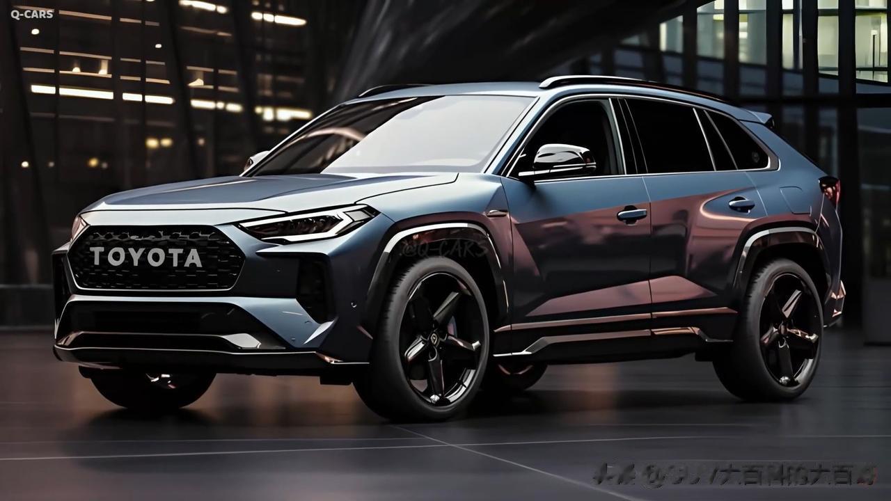 由人工智能绘制的2024丰田卡罗拉Cross假想图，这怎么看起来比RAV4都要高