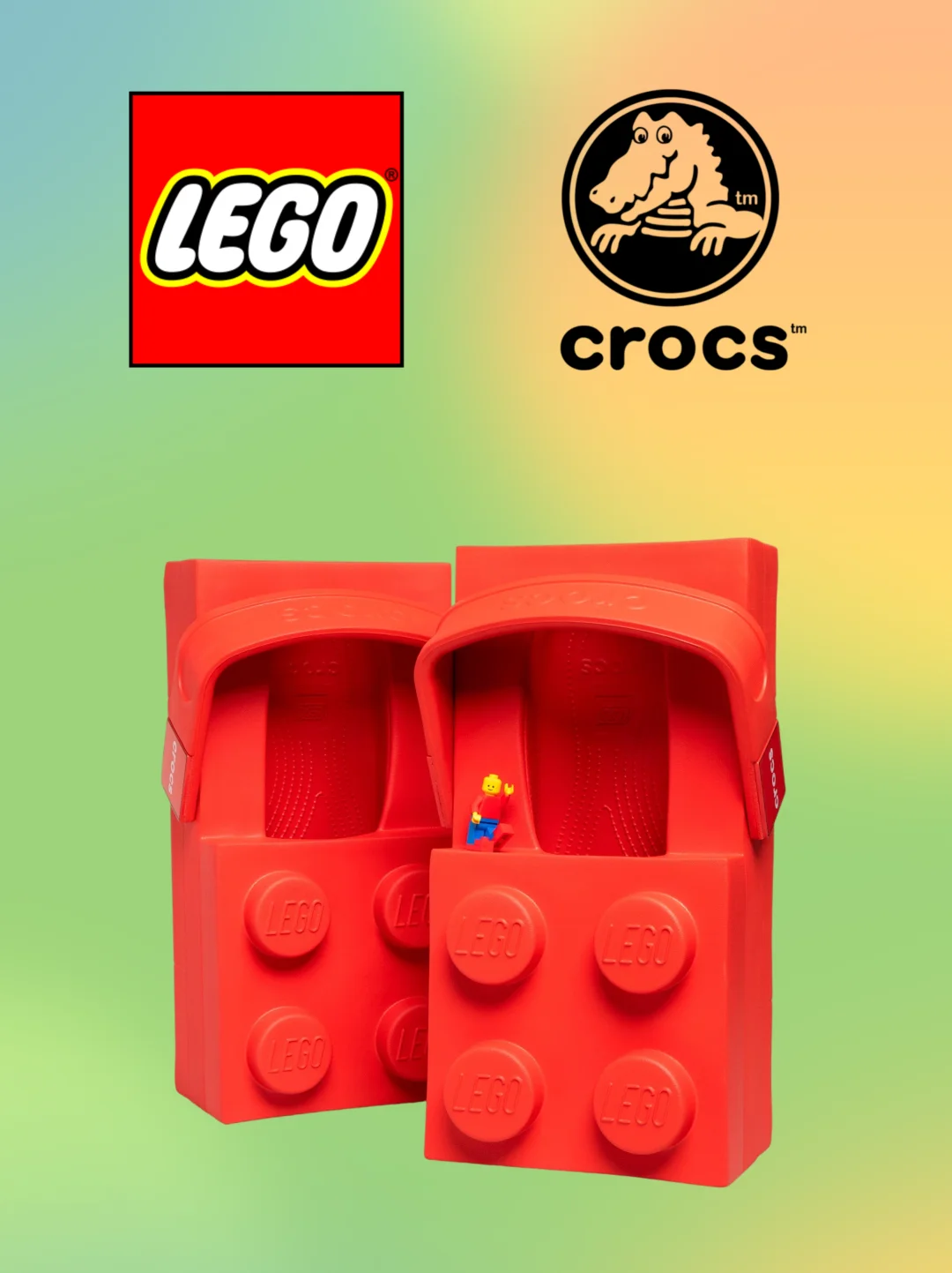 乐高联名洞洞鞋，居然跟街景一样贵😱