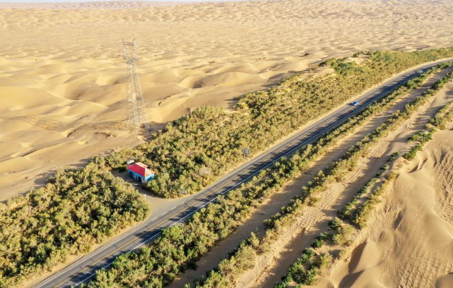 为什么现在要大规模的治理塔克拉玛干大沙漠，一个33万平方公里区域，因为以色列可以