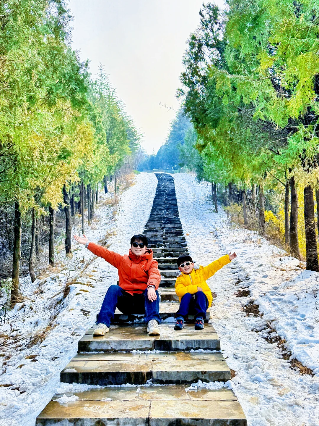 西安遛娃｜私藏的亲子徒步路线！雪后真美～