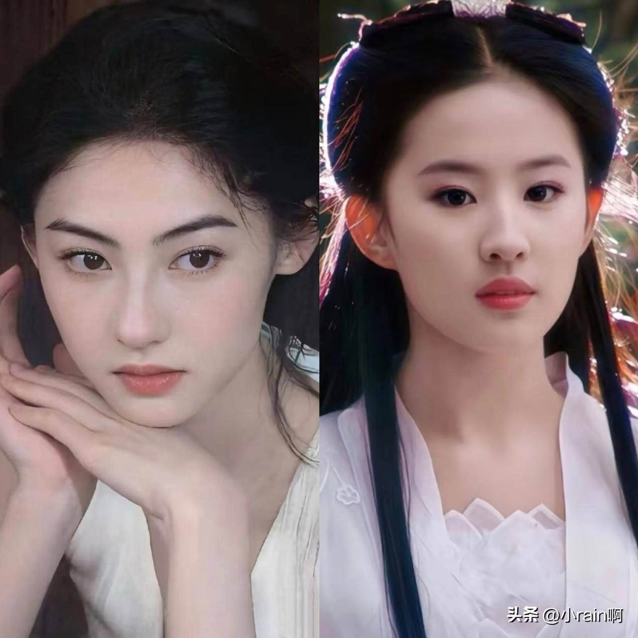 现在才发现论清纯刘亦菲竟然输给了张柏芝。刘亦菲一直有“神仙姐姐”的称号，因为她饰