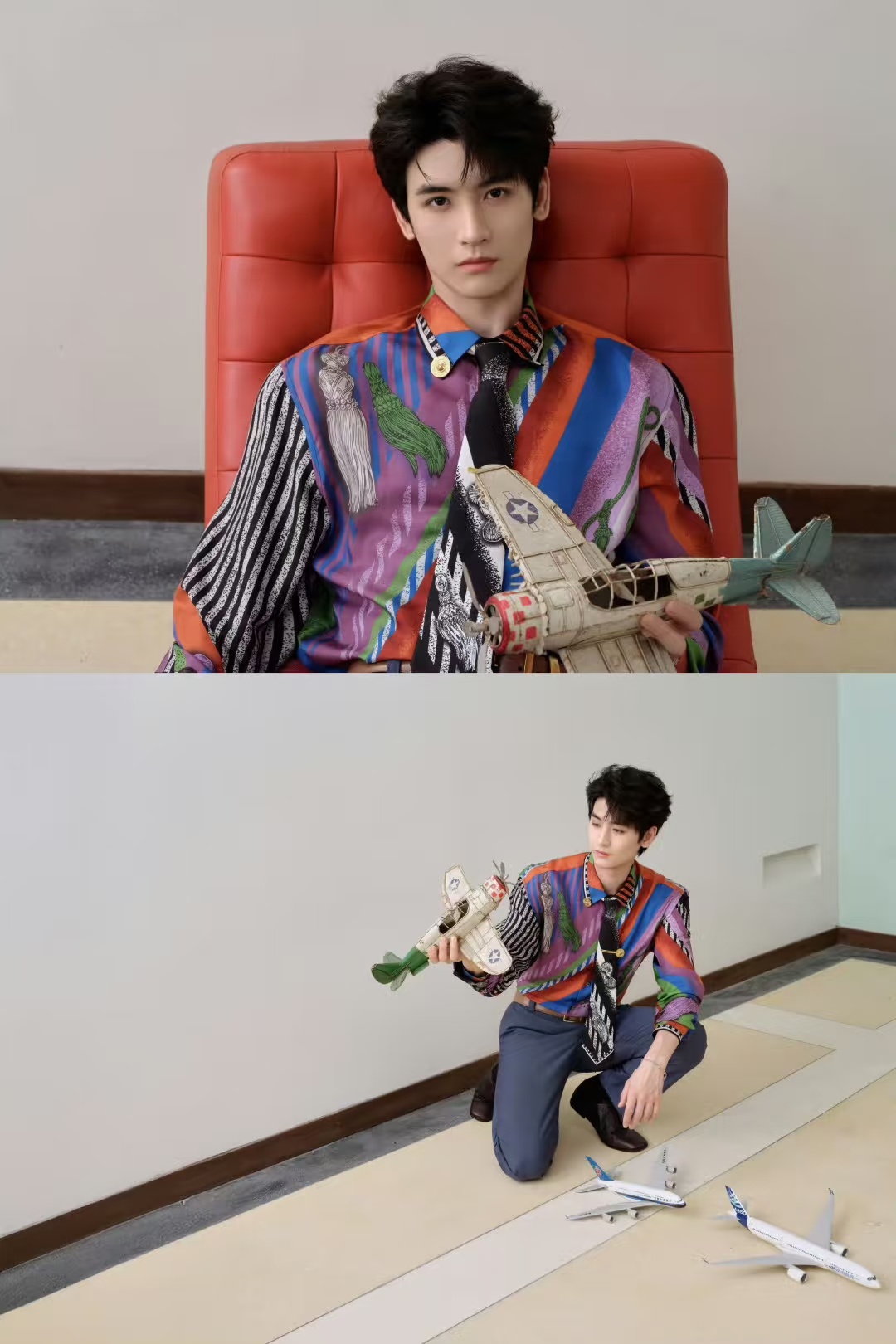 网友票选出最适合穿花衬衫的男明星：TOP9 马柏全TOP8 檀健次TOP7 董思