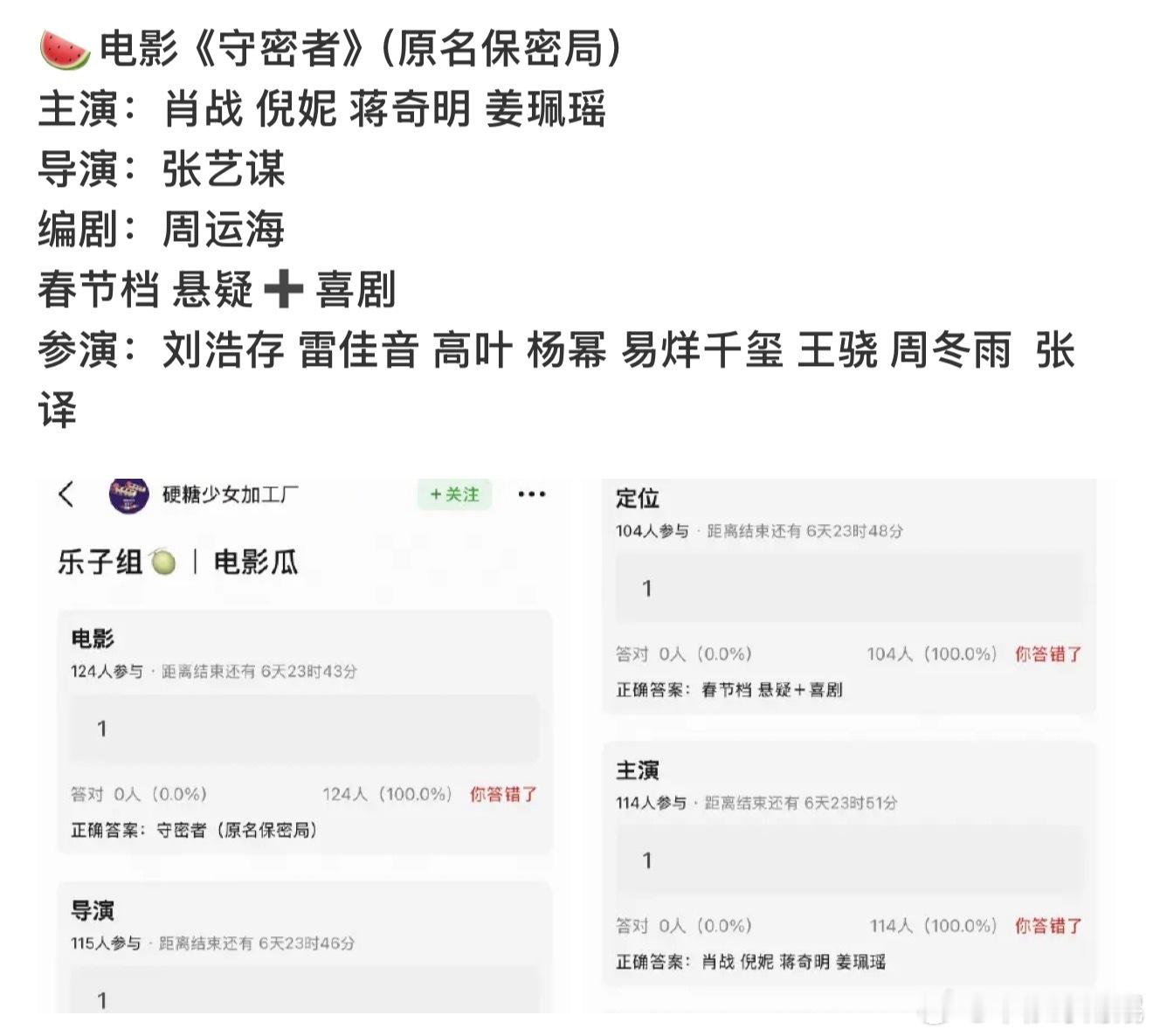 张艺谋电影 肖战网传肖战将出演张艺谋新电影 