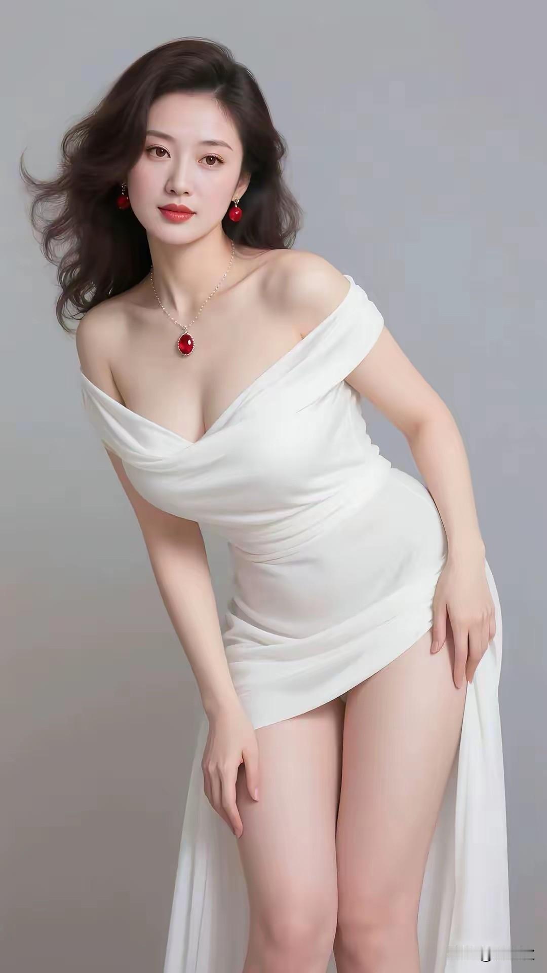 东方佳丽，女性魅力。
一颦一笑，尽显曼妙。
眼波流离，轻盈浅笑。
千娇百媚，风情