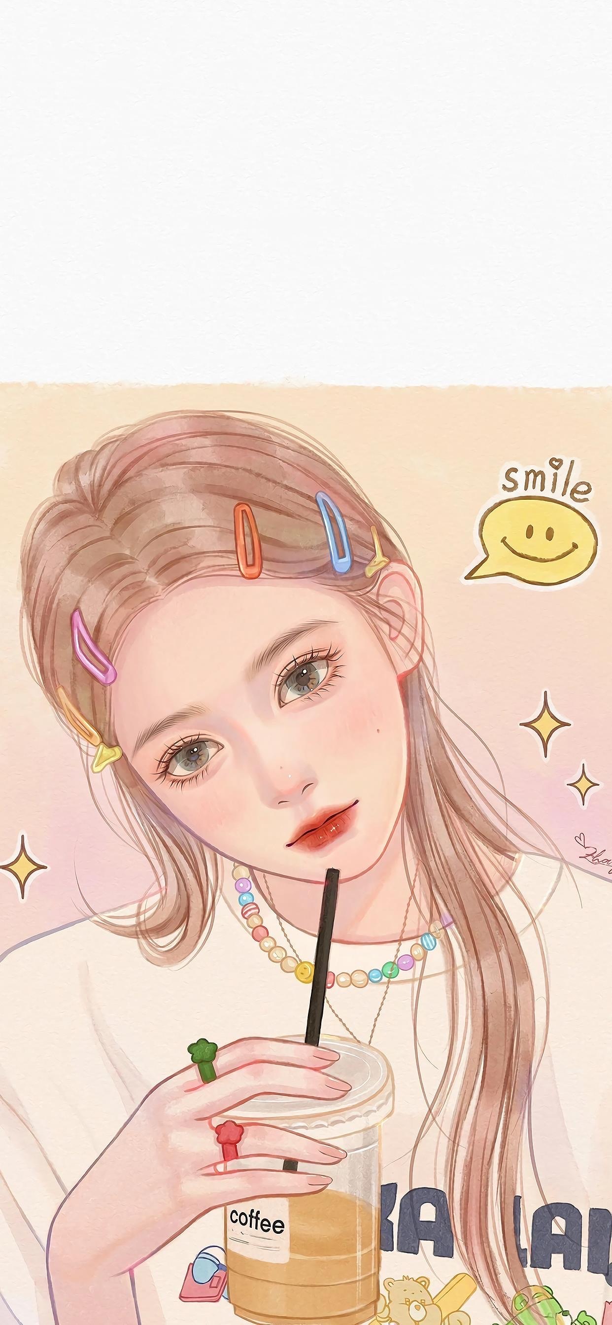 一组美女插画 佳儿老师作品 ​​​