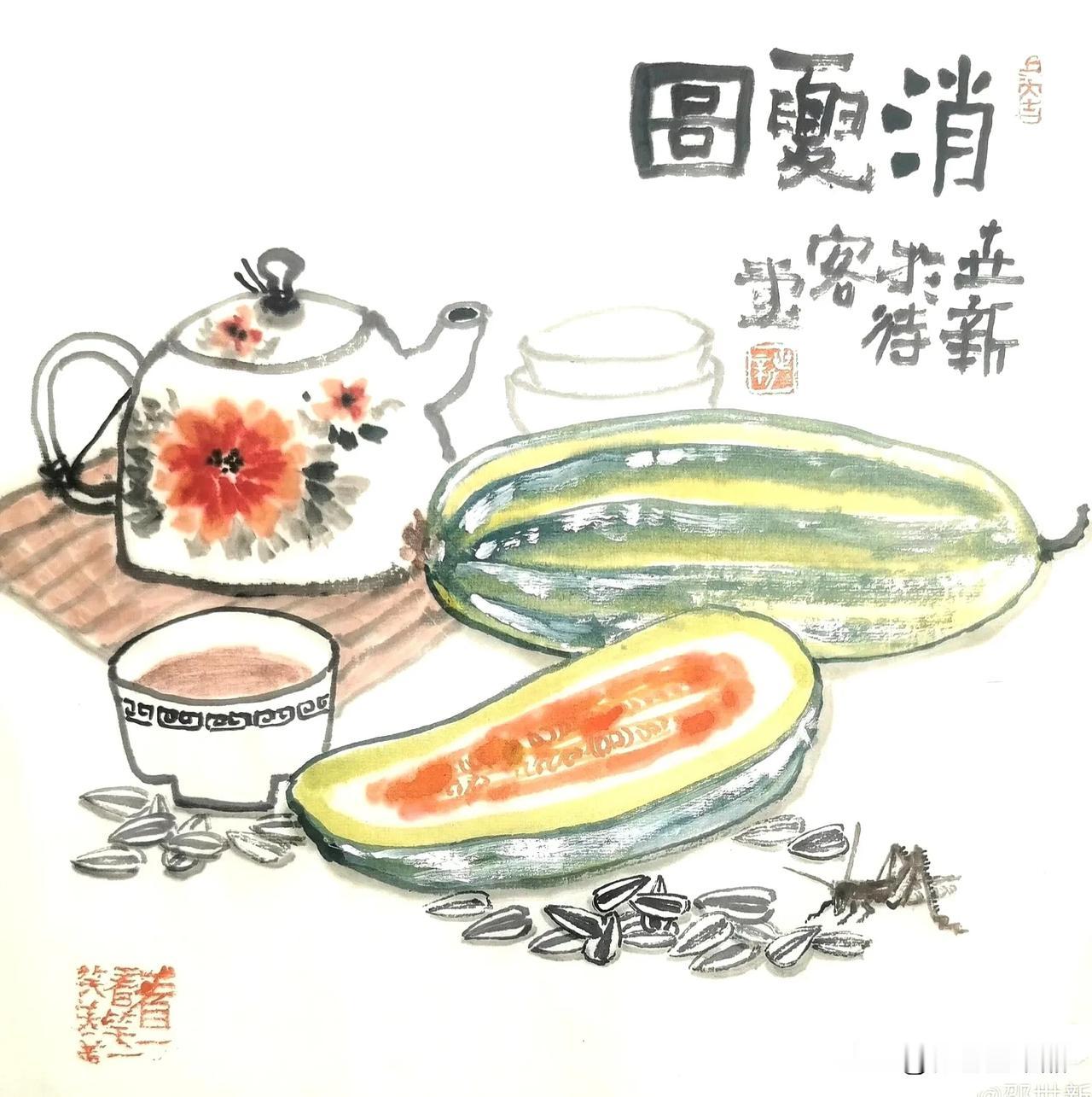 可否秀一下你的国画作品清雅国画 国✩画 国画真迹收藏 国画带框 手绘装饰国画 邵