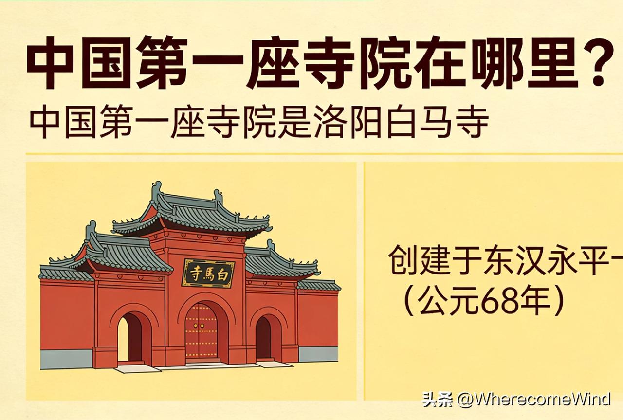 白马寺最早的官方寺院是假的？
 
被宣传蒙蔽的历史事实，让我始终认为，中国第一座