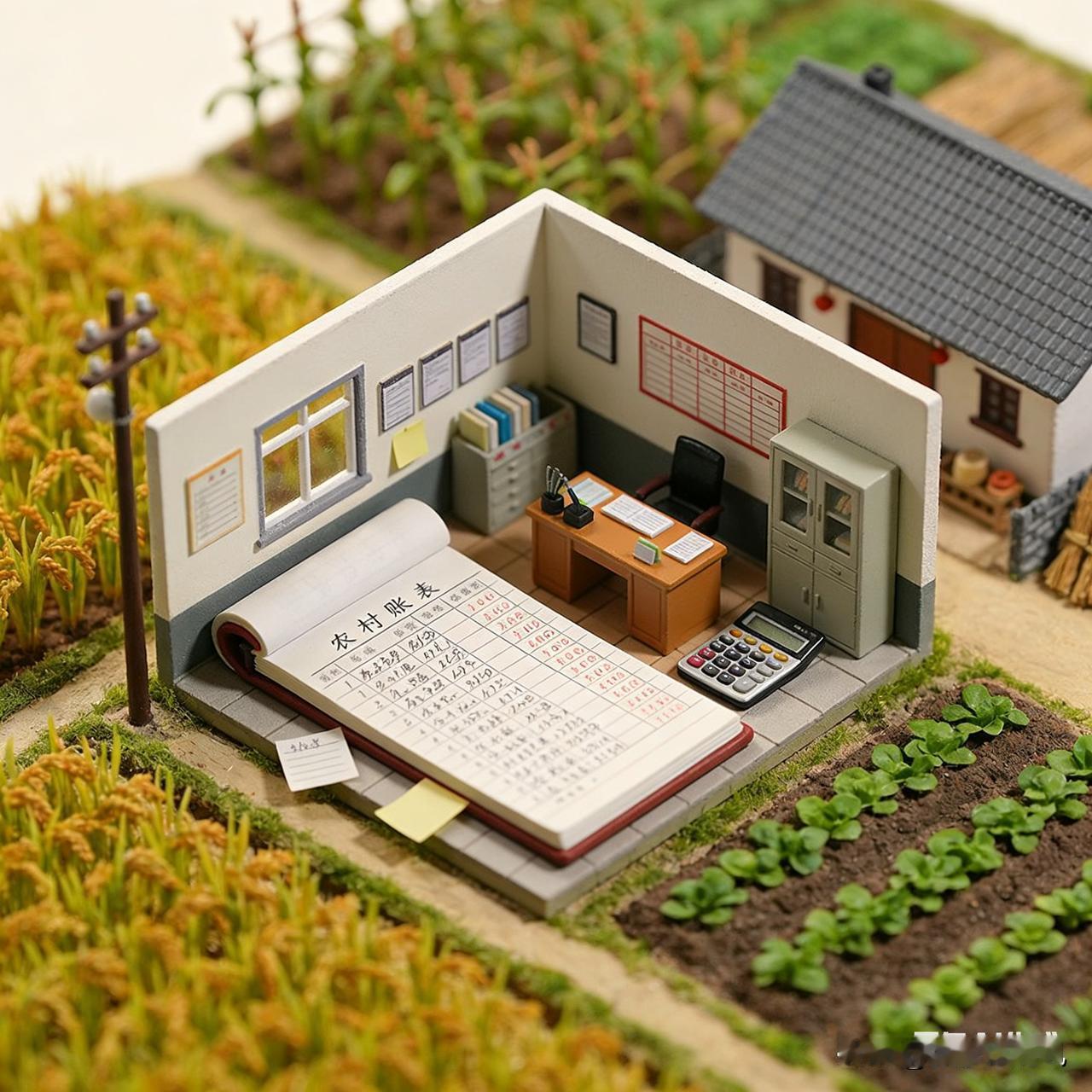 今天把村务账目交接了，一个小村庄，还有60多万的债务。真不敢想象啊。

交接有些