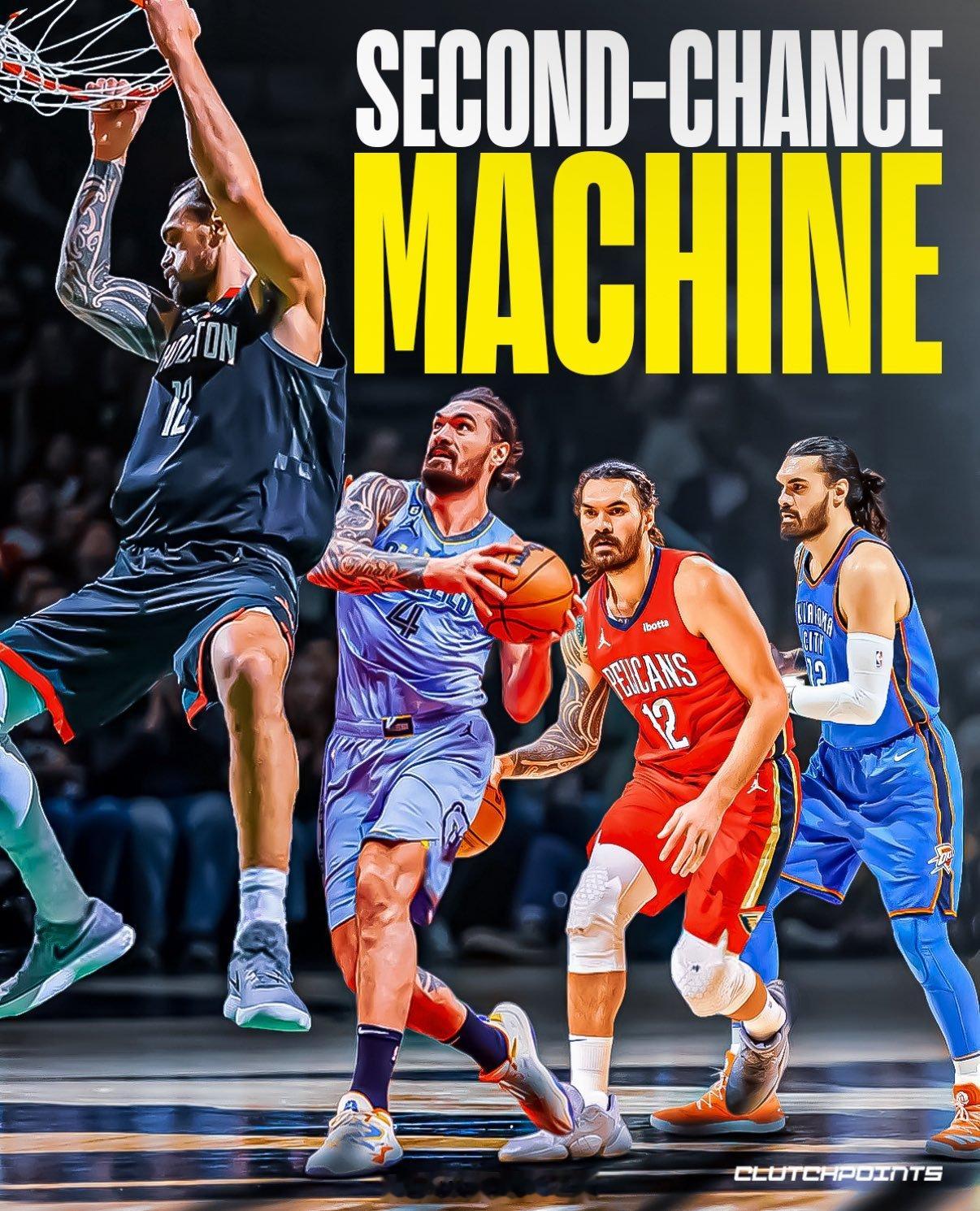 ClutchPoints：亚当斯可能是这一代最被低估的游戏规则改变者。在过去的9