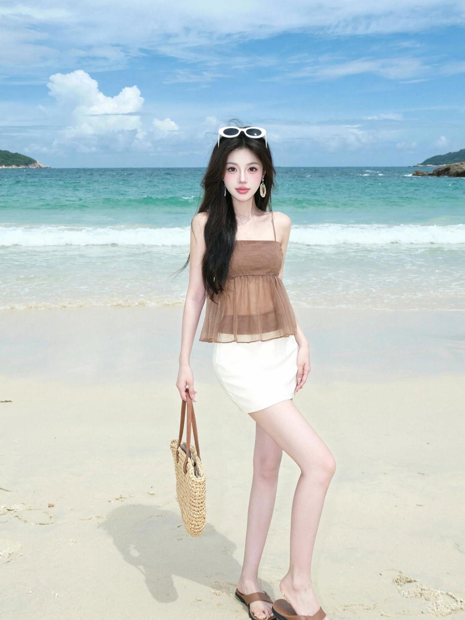 AI海滨风情照 写真情绪片