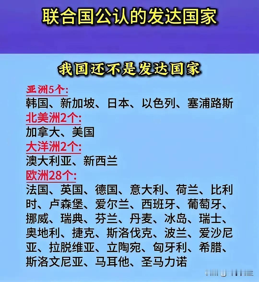 但是，美国非要说我们是发达国家……