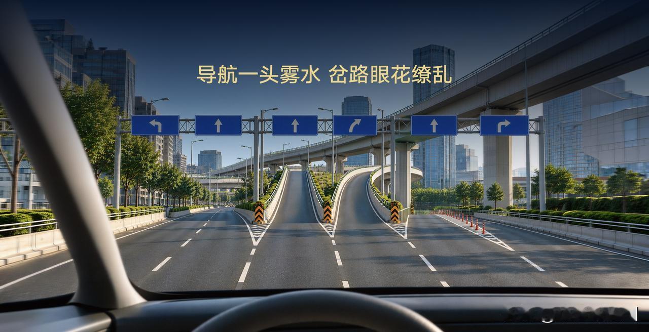 这功能真不错！开车最怕眼前几条岔路，导航听不懂，路也看不懂。这跟赛车游戏里没开新