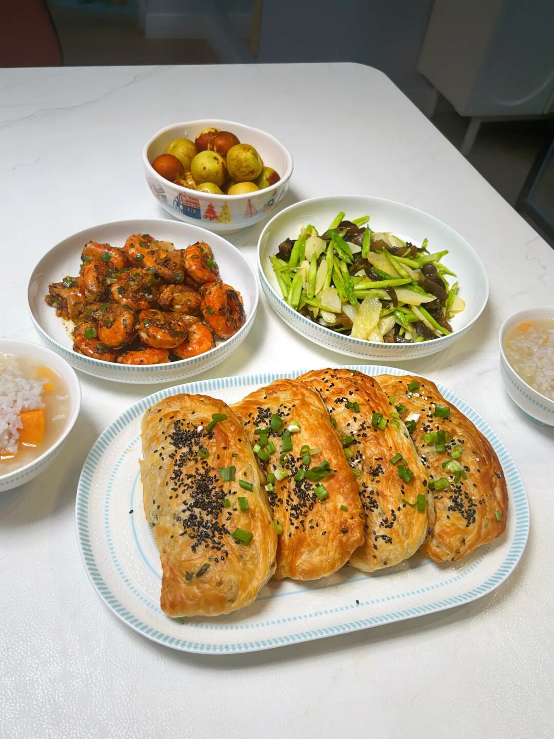二人食｜嘎嘣脆的手抓饼锅盔，太香啦！
