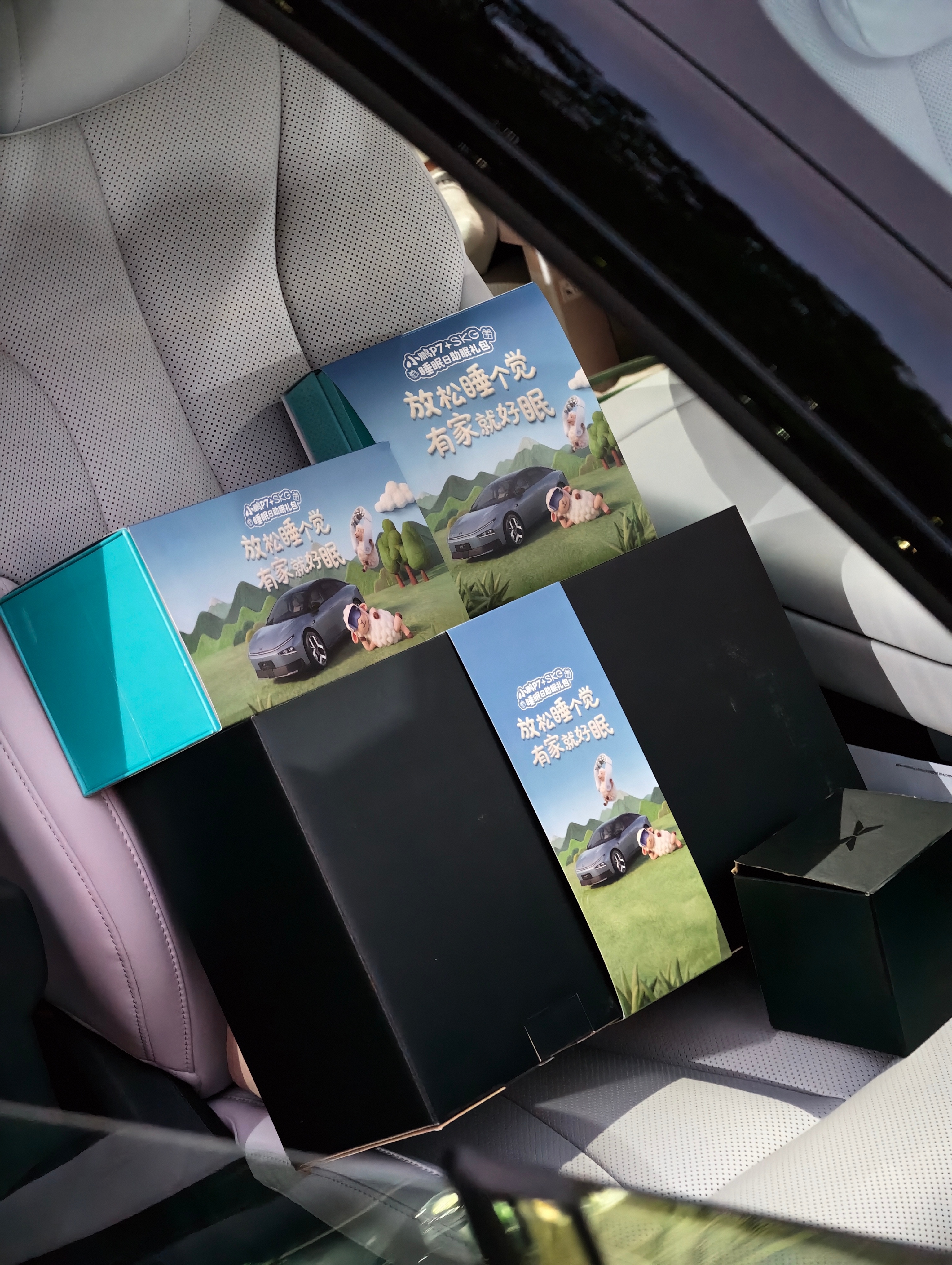 今天是世界睡眠日，小鹏和SKG做了一个联名礼盒，爽睡一下。话说回来，以前工作日午