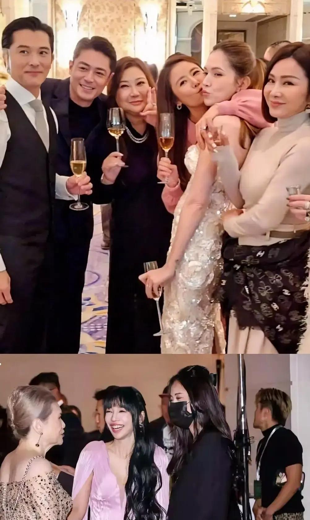 邱泽许玮甯补办婚礼，李靓蕾穿粉裙到场，照片一出评论区炸锅。
有人喊她抢镜，有人说