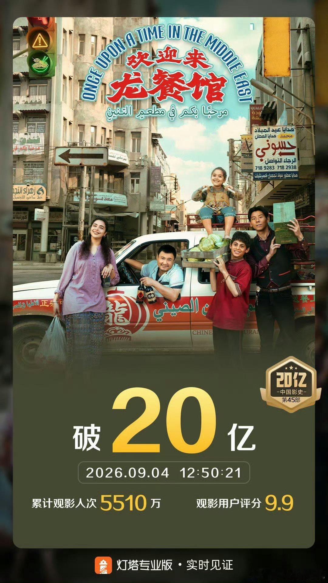 《欢迎来到我餐馆》居然破20亿了这么火吗和《八仙》票房差不多了 ​​​