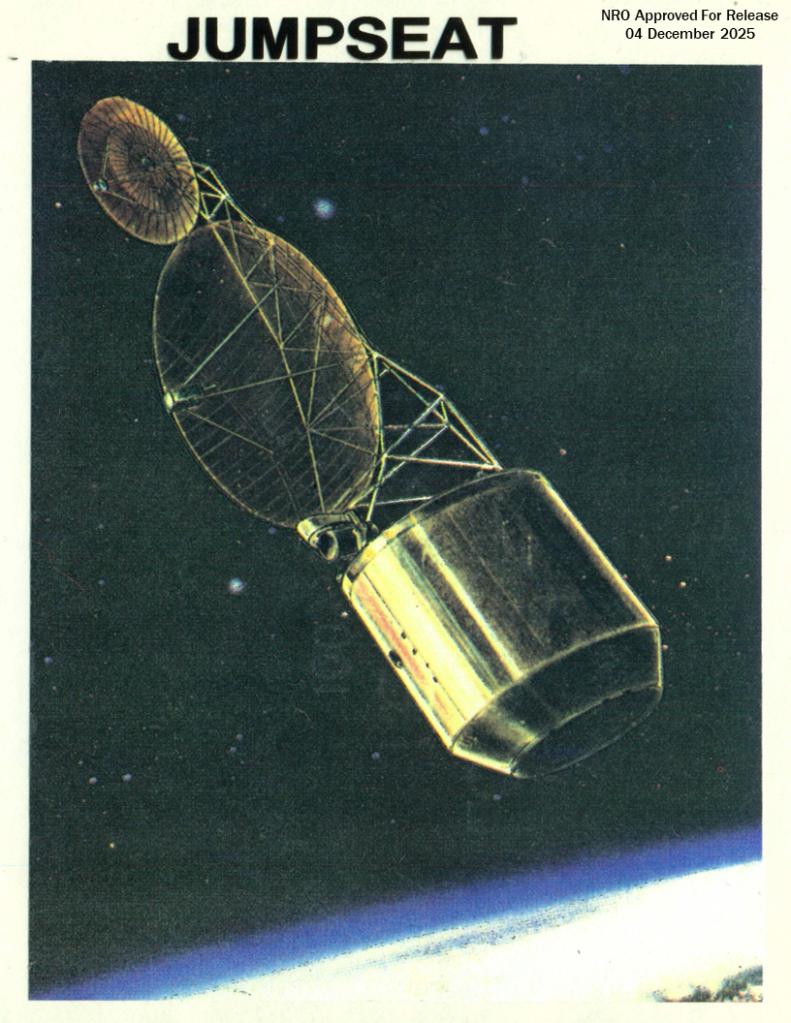 烽火问鼎计划每天认识一件兵器 美国“跳座”（Jumpseat）信号收集卫星是由休