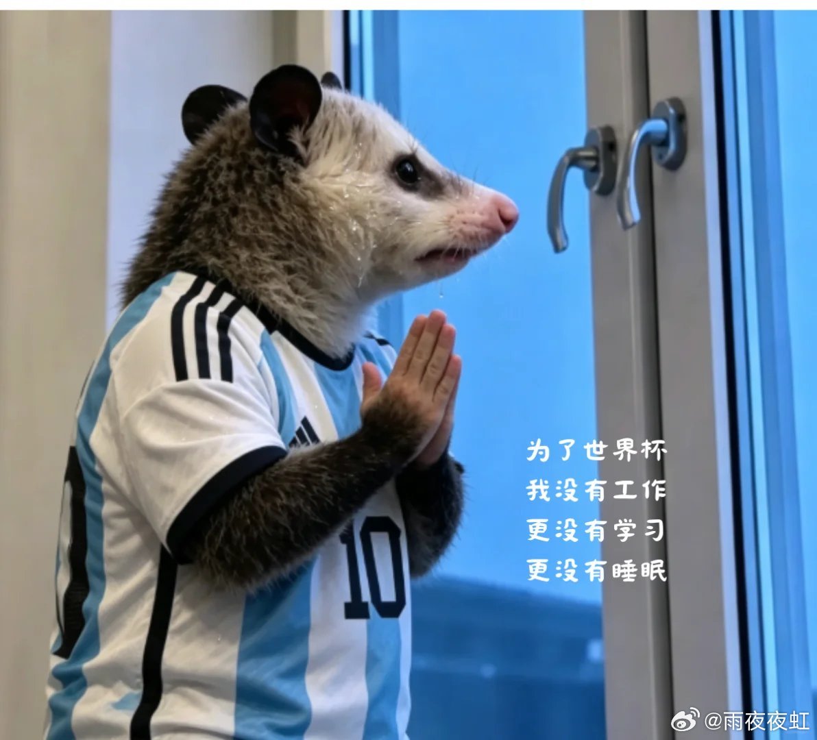 果然阿根廷球迷精神状态都是统一的赛前疯狂给自己做心理建设，焦灼时段全员沉默压抑，