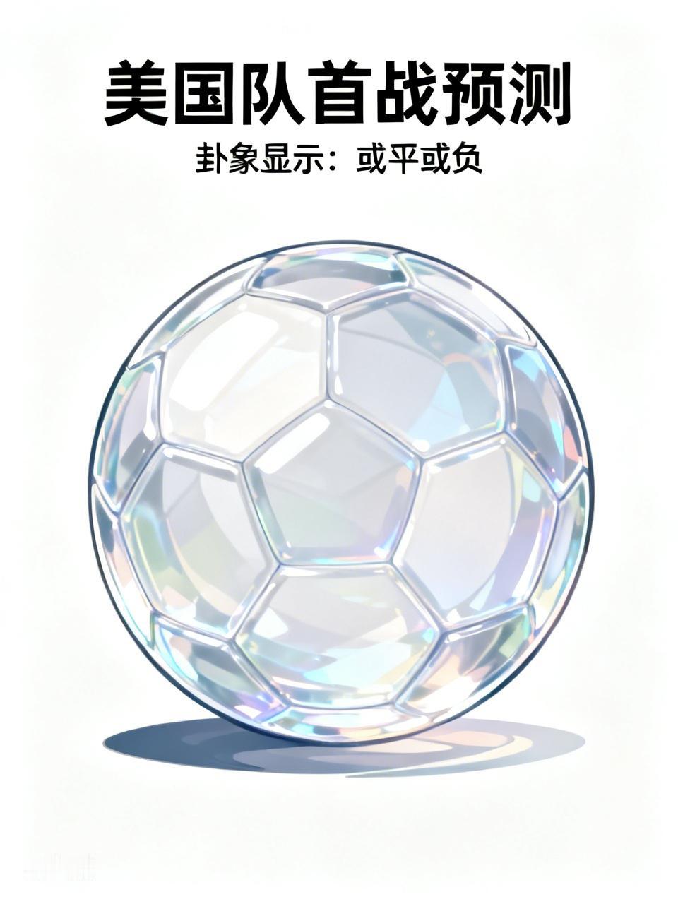 美国队首战很多大模型预测他会赢，而我看到摇出来的卦象，他可能是平，甚至有可能会输