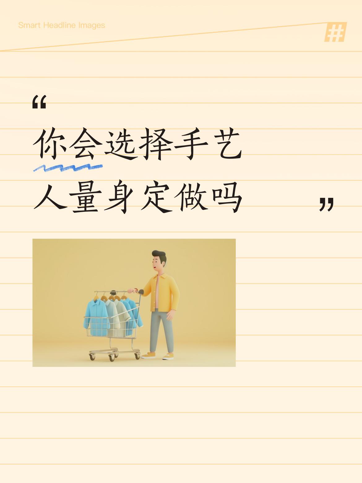 你会选择手艺人量身定做吗