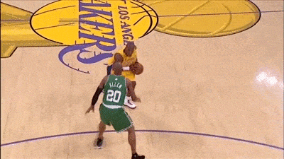 分卫之间的对决！可惜2008年总决赛，雷阿伦笑到了最后！