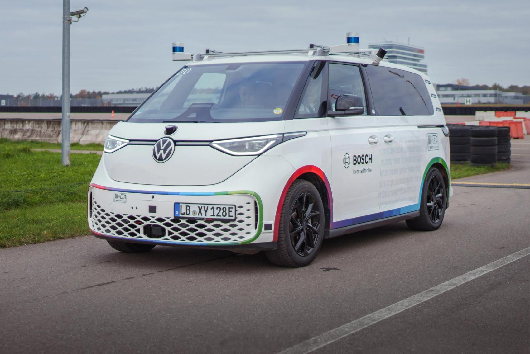 除了 Mobileye 之外，博世也采用大众 ID.Buzz 推进辅助驾驶系统，