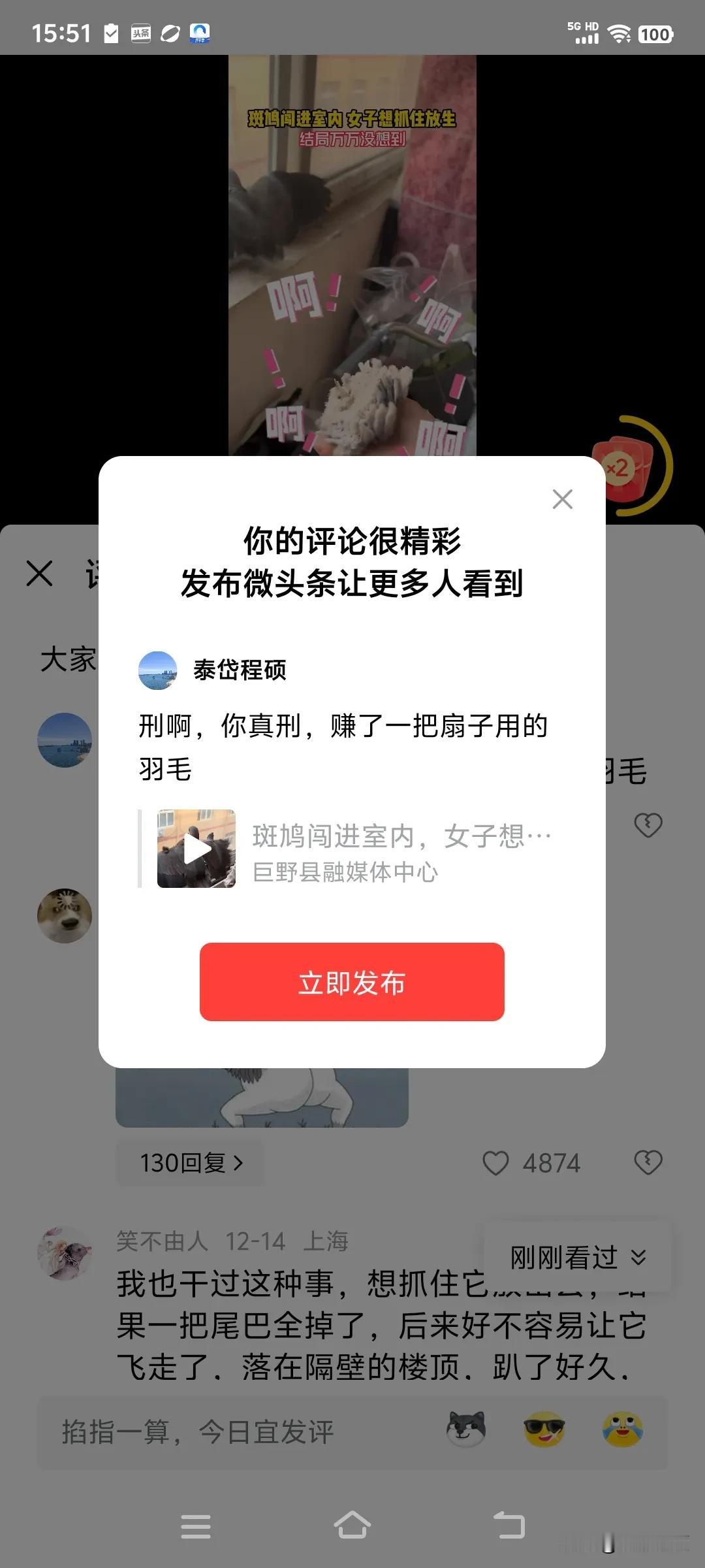 刑啊，你真刑，赚了一把扇子用的羽毛