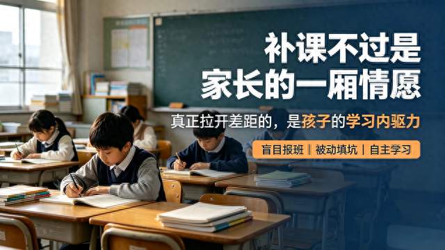 补课最大危害不是花钱，而是慢慢毁掉孩子，很多家长还在执迷