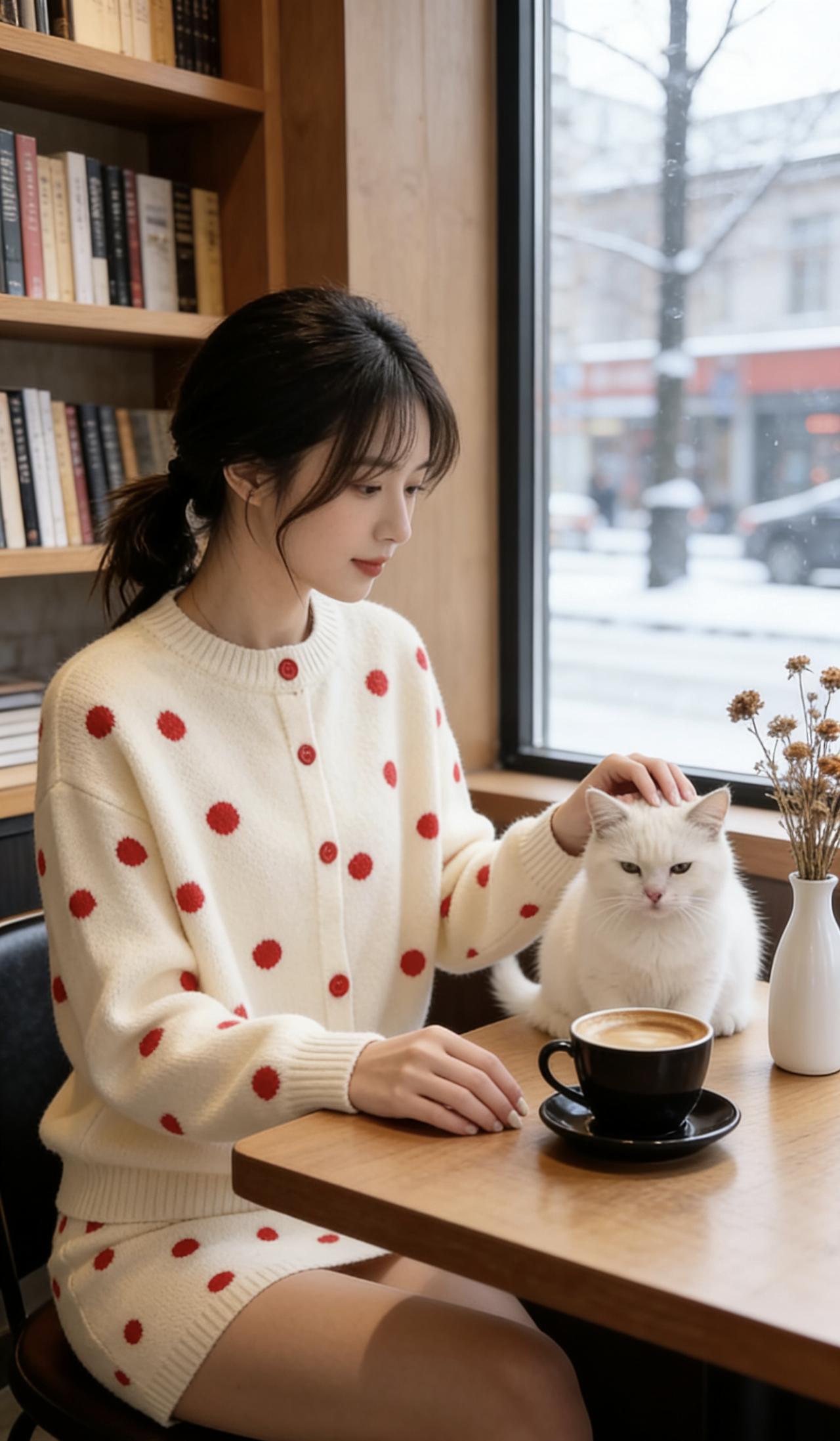 秋冬针织上衣半身裙